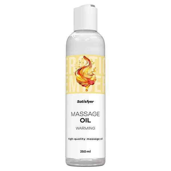 Satisfyer Massage Oil 250 ml Warming - Unscented Warming Massage Oil - 250 ml Bottle — image 3 of 5
