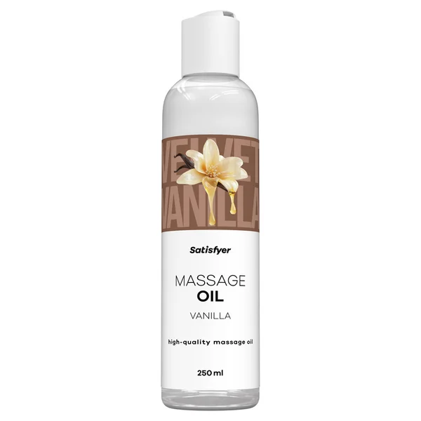 Satisfyer Massage Oil 250 ml Vanilla - Vanilla Scented Massage Oil - 250 ml Bottle — image 2 of 4