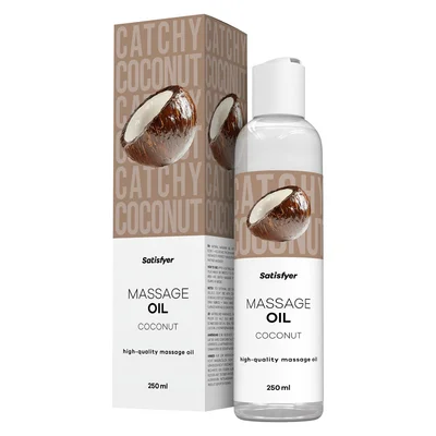 satisfyer massage oil 250 ml coconut coconut scented massage oil 250 ml bottle