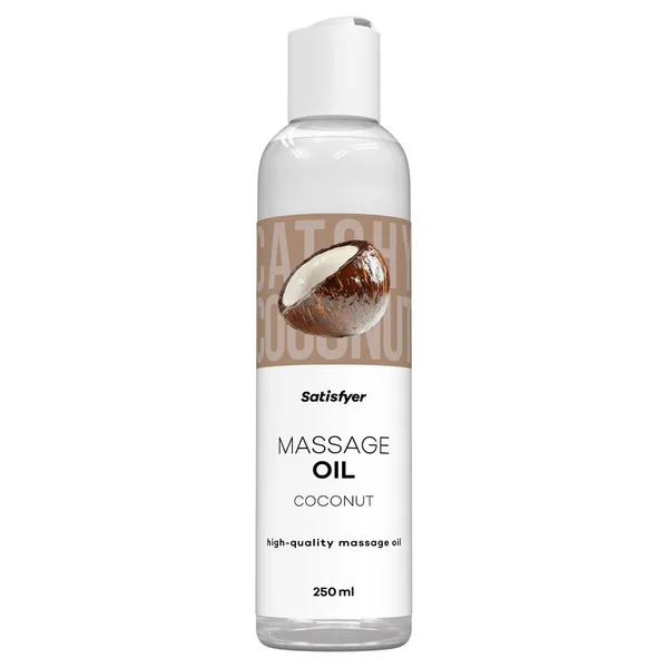 Satisfyer Massage Oil 250 ml Coconut - Coconut Scented Massage Oil - 250 ml Bottle — image 3 of 5