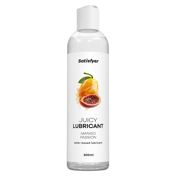 Satisfyer Juicy Lubricant 300 ml Mango Passion - Mango & Passionfruit Scented Water Based Lubricant - 300 ml Bottle — image 3 of 5