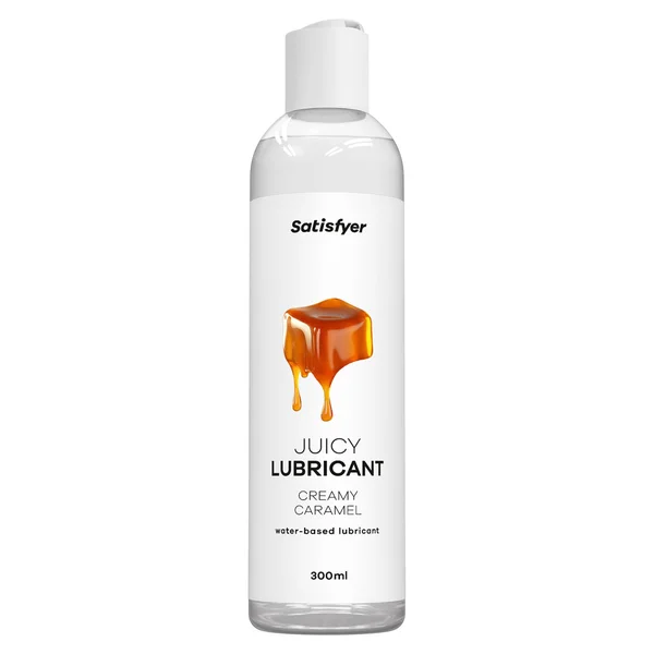 Satisfyer Juicy Lubricant 300 ml Creamy Caramel - Caramel Scented Water Based Lubricant - 300 ml Bottle — image 3 of 5