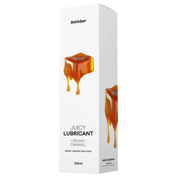 Satisfyer Juicy Lubricant 300 ml Creamy Caramel - Caramel Scented Water Based Lubricant - 300 ml Bottle — image 2 of 5