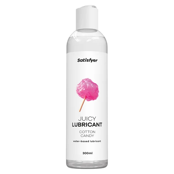 Satisfyer Juicy Lubricant 300 ml Cotton Candy - Cotton Candy Scented Water Based Lubricant - 300 ml Bottle — image 3 of 5