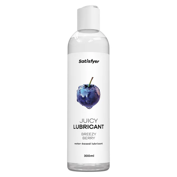 Satisfyer Juicy Lubricant 300 ml Breezy Berry - Blueberry Scented Water Based Lubricant - 300 ml Bottle — image 3 of 5