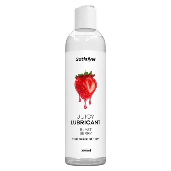 Satisfyer Juicy Lubricant 300 ml Blast Berry - Strawberry Scented Water Based Lubricant - 300 ml Bottle — image 3 of 5