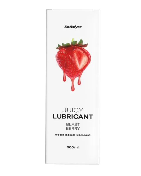 Satisfyer Juicy Lubricant 300 ml Blast Berry - Strawberry Scented Water Based Lubricant - 300 ml Bottle — image 5 of 5
