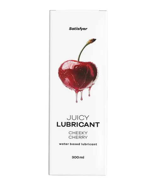Satisfyer Juicy Lubricant 300 ml Cheeky Cherry - Cherry Scented Water Based Lubricant - 300 ml Bottle — image 5 of 5