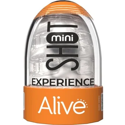 alive mini shot masturbator transparent