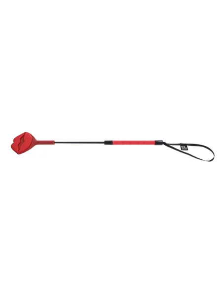 S&M Exs & Ohs Kiss Crop - Red Silicone Tipped Crop Whip — image 8 of 8