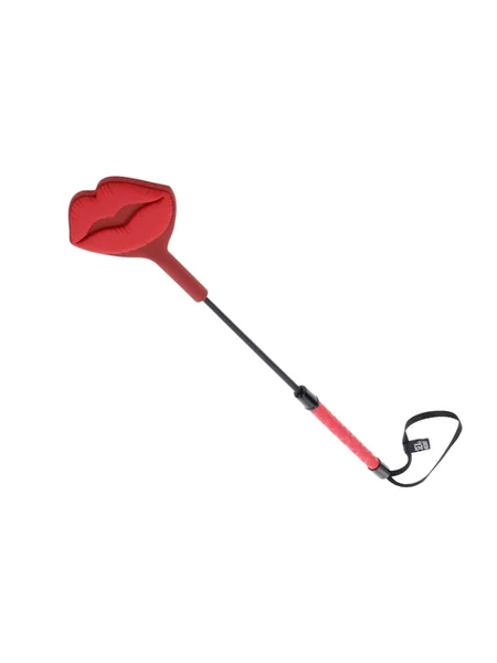 S&M Exs & Ohs Kiss Crop - Red Silicone Tipped Crop Whip — image 7 of 8