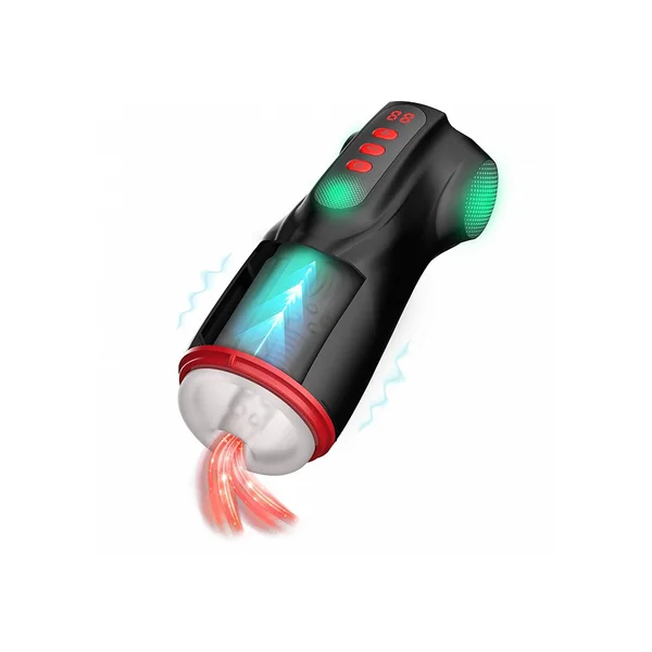 MASTURS Raven - USB Rechargeable Vibrating and Sucking Auto Stroker with Augmented Reality — image 8 of 12