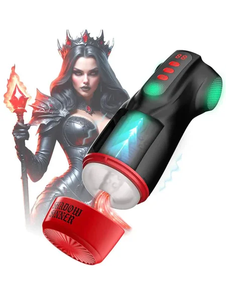 MASTURS Raven - USB Rechargeable Vibrating and Sucking Auto Stroker with Augmented Reality — image 5 of 12