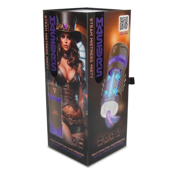 MASTURS Misty - USB Rechargeable Sucking, Vibrating & Squeezing Auto Stroker with Augmented Reality — image 12 of 12