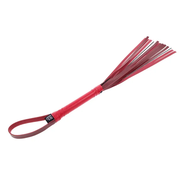 S&M Exs & Ohs Crystal Flogger - Red Flogger Whip — image 6 of 10