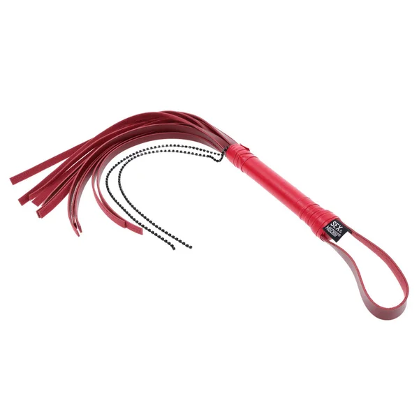 S&M Exs & Ohs Crystal Flogger - Red Flogger Whip — image 5 of 10