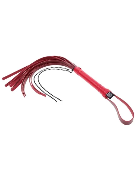 S&M Exs & Ohs Crystal Flogger - Red Flogger Whip — image 10 of 10