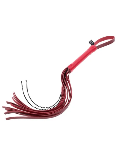 S&M Exs & Ohs Crystal Flogger - Red Flogger Whip — image 9 of 10