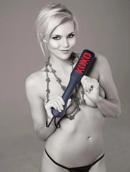 Sex & Mischief XOXO Paddle - Black - Black Paddle — image 6 of 6