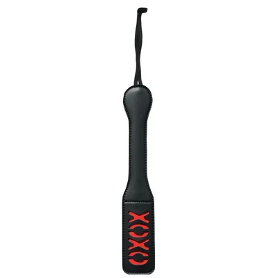 sex mischief xoxo paddle black black paddle