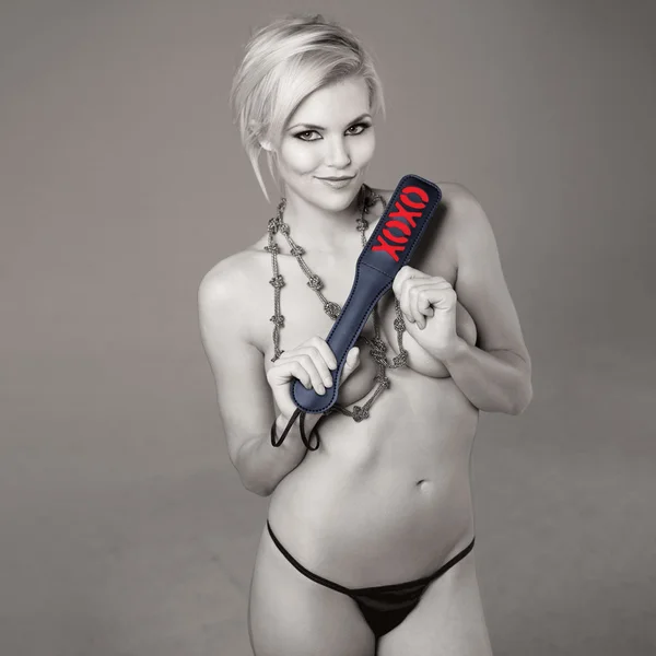 Sex & Mischief XOXO Paddle - Black - Black Paddle — image 2 of 6