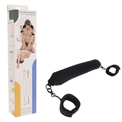 pivot positioning bar black padded position spreader bar