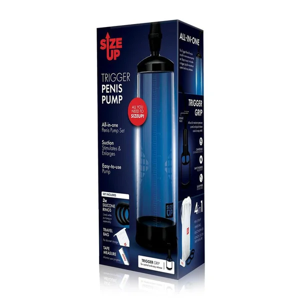 Size Up Trigger Penis Pump - Clear Penis Pump — image 4 of 7
