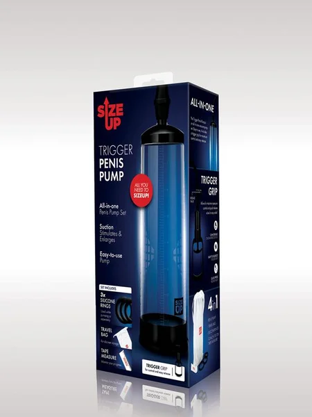 Size Up Trigger Penis Pump - Clear Penis Pump — image 6 of 7