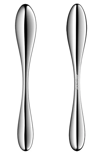 Satisfyer Star Force 3 Stainless Steel 10.6" Dual Ended Dildo — image 3 of 5