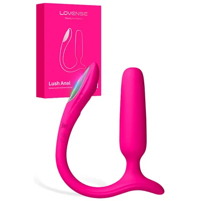 lovense lush anal 39 app controlled vibrating butt plug