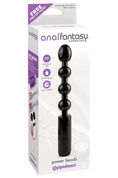 Pipedream Vibrating 8.25" Anal Power Beads — image 4 of 8