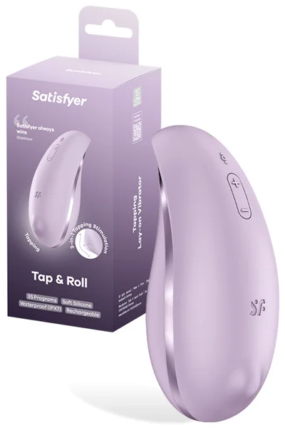 Satisfyer Tapping & Rolling 4.9" Clitoral Stimulator — image 5 of 12