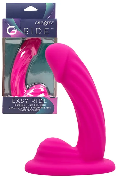 Calexotics Easy Ride 5.25" G Spot Vibrator with Grinding Pad — image 7 of 12