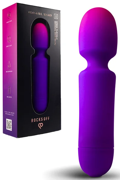 Rocks Off Glo Girl 6.6" Wand Vibrator — image 4 of 6