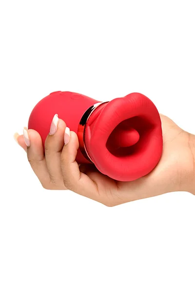Lickgasm Kiss Me More 4.9" Kissing, Sucking & Vibrating Clitoral Stimulator — image 5 of 5