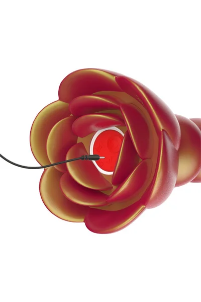 Adam and Eve Beaded Rose Bloom 8" Anal Vibrator — image 5 of 5