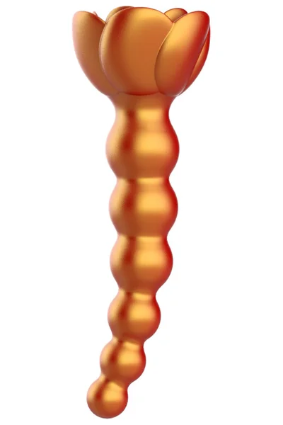 Adam and Eve Beaded Rose Bloom 8" Anal Vibrator — image 8 of 15