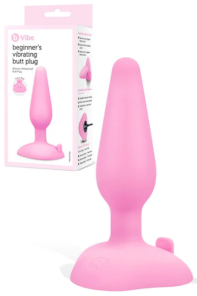 B-Vibe 4.1" Beginner’s Vibrating Butt Plug with Suction Cup Base — image 7 of 12