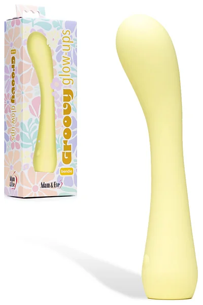 Adam and Eve Groovy Glow Ups 7.25" Bendie G-Spot Vibrator — image 11 of 15