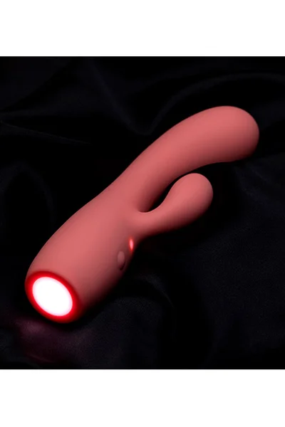 Adam and Eve Groovy Glow Ups 7" Curvie Rabbit Vibrator — image 11 of 12