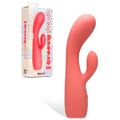 adam and eve groovy glow ups 7 curvie rabbit vibrator