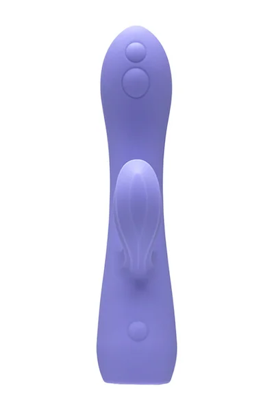 Adam and Eve Groovy Glow Ups 6.5" Wavie Rabbit Vibrator — image 9 of 12