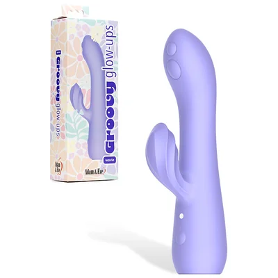 adam and eve groovy glow ups 65 wavie rabbit vibrator