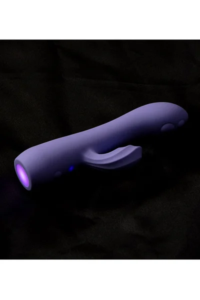 Adam and Eve Groovy Glow Ups 6.5" Wavie Rabbit Vibrator — image 11 of 12