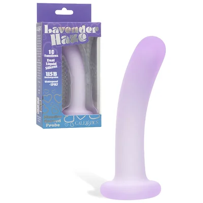 calexotics lavender haze 45 slender curved vibrating probe
