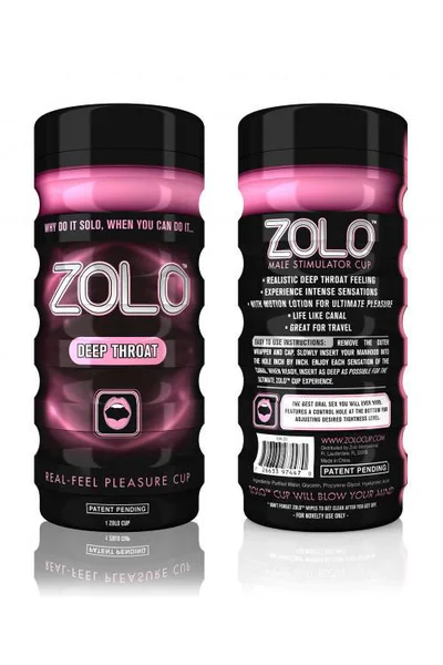 ZOLO Real-Feel Pleasure Cup Masturbator - Deep Throat — image 12 of 12