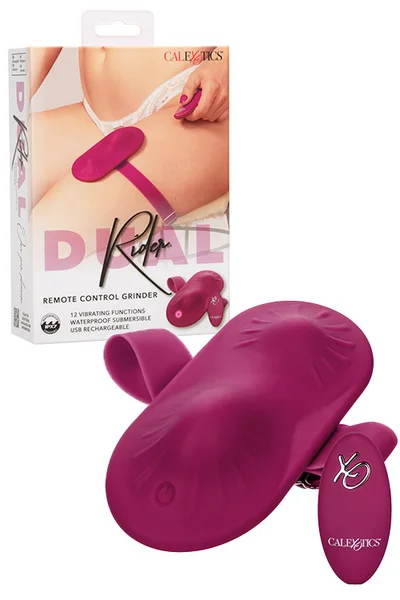 Calexotics Dual Rider Remote Control Clitoral Grinder with Thigh Strap — image 13 of 18