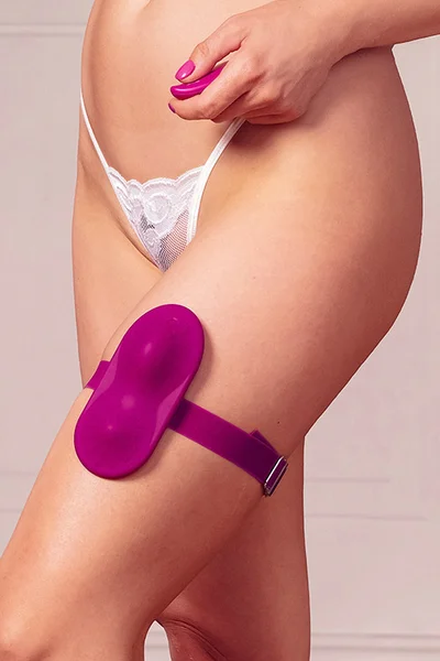 Calexotics Dual Rider Remote Control Clitoral Grinder with Thigh Strap — image 11 of 18