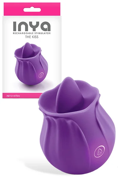 nsnovelties Inya The Kiss 3" Flickering Tongue Clitoral Vibrator — image 3 of 4