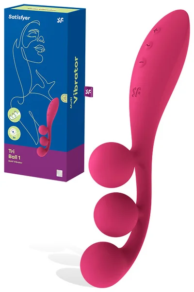 Satisfyer Tri Ball 1 Triple Stimulation 8.8" Vibrator — image 6 of 15